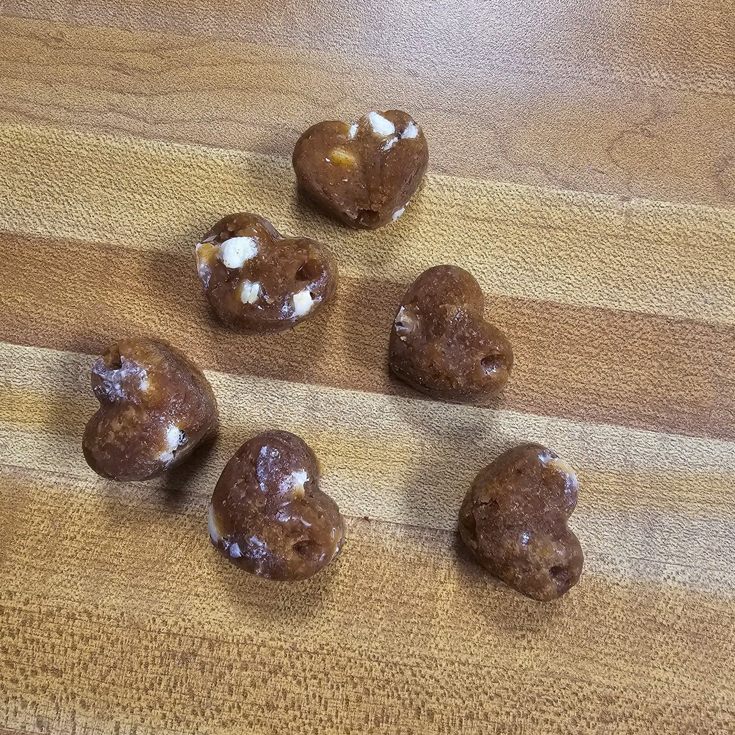 Epicurean Peanut Butter Pumpkin and Yogurt Hearts